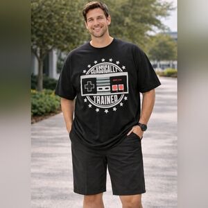 Nintendo NES “Classically Trained” Graphic Tee Black Men’s 3XL